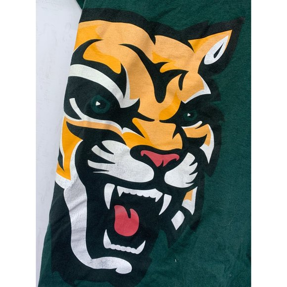 Green Medium UMFK SS T-shir  Tiger Green Eyes Poor and Company Cotton - Picture 3 of 8